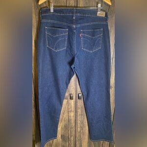Levi's 512 Dark Blue Straight Jeans